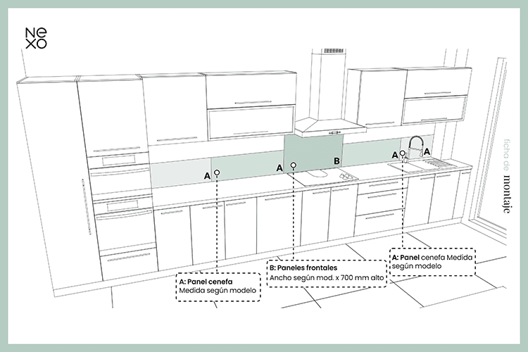Panel de cocina Espejo - Imagen 3