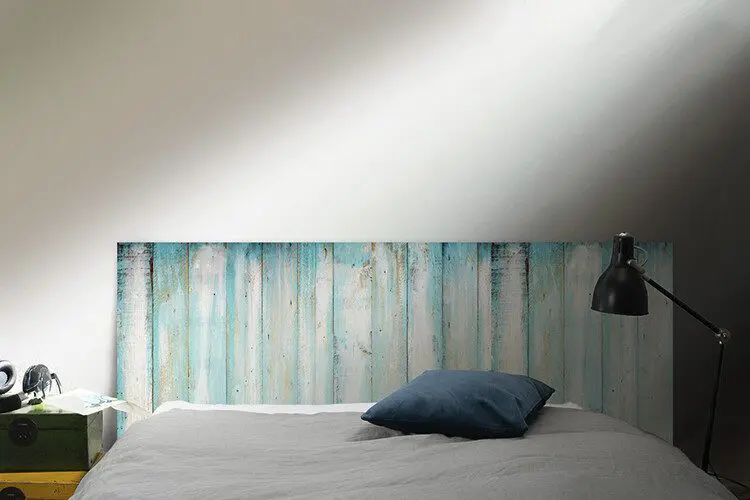 Mural decorativo Madera Playa Vintage