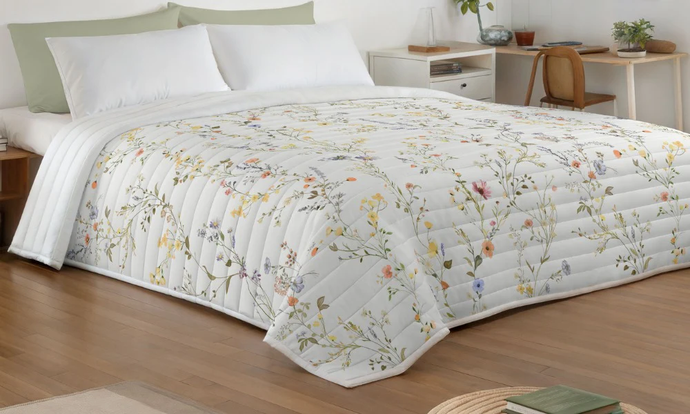 Colcha bouti PRIMAVERA Naturals de Euromoda - Imagen 2