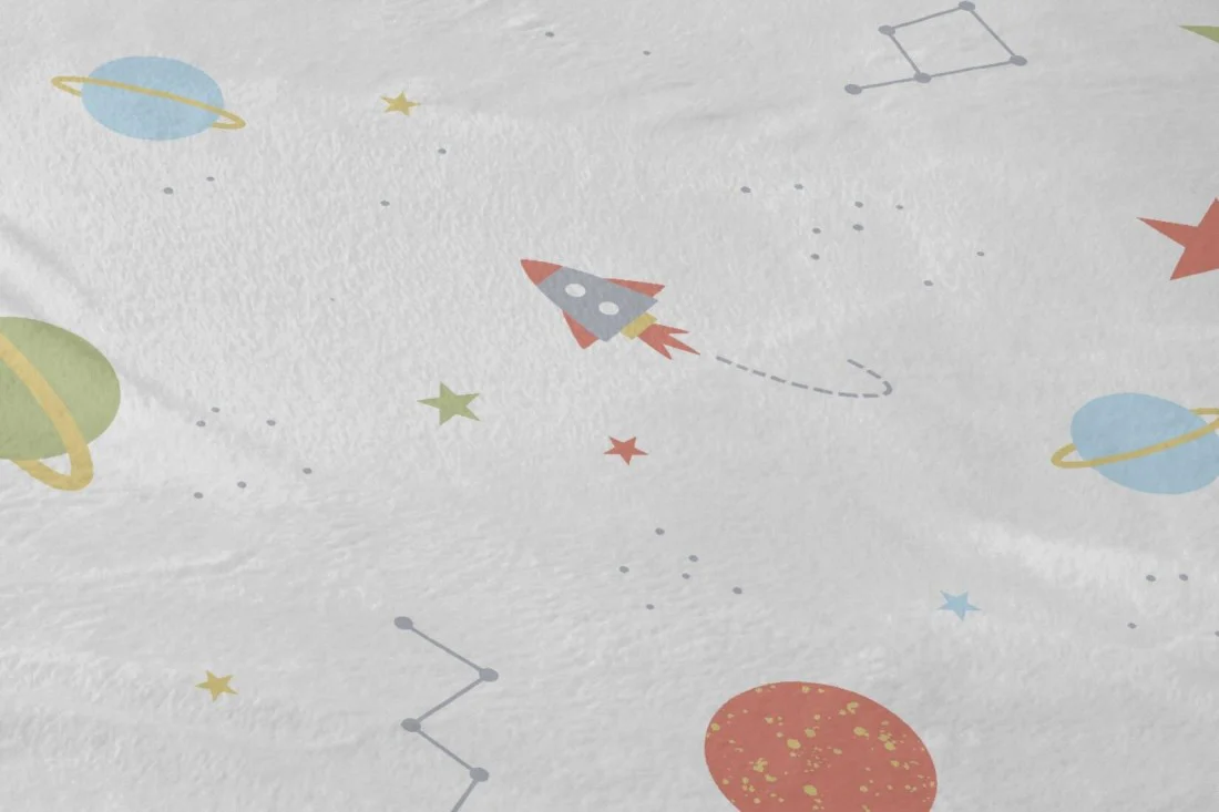 Sábana Coralina planetas modelo TRC991 de Burrito Blanco - Imagen 3