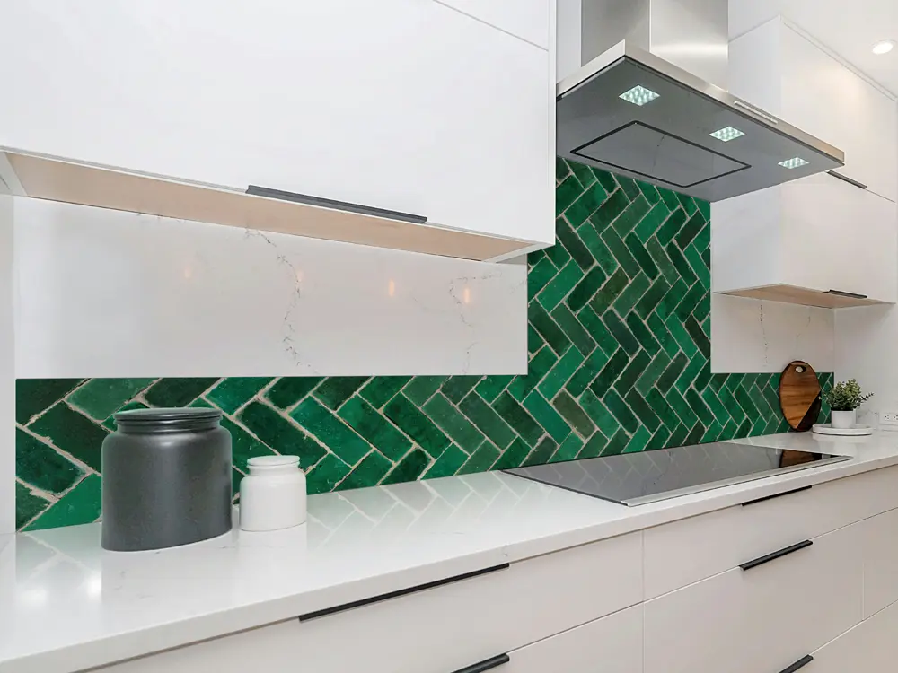 Panel cocina Zellige verde - Imagen 2